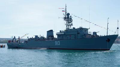اوکراین مدعی هدف‌گیری یک کشتی مین‌روب روسیه شد