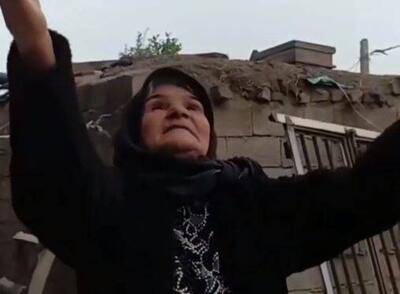 فیلم/ دعا و بی‌تابی مادربزرگ اردبیلی برای رئیس‌جمهور