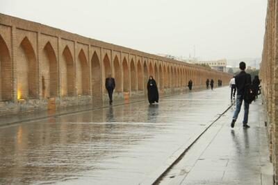 سامانه بارشی در اصفهان اوج می‌گیرد