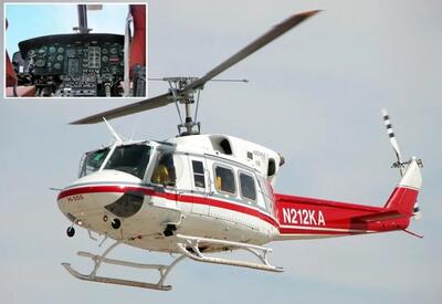 (تصاویر) از مشخصات فنی هلیکوپتر «بل ۲۱۲» حامل رئیس جمهور چه می‌دانیم؟