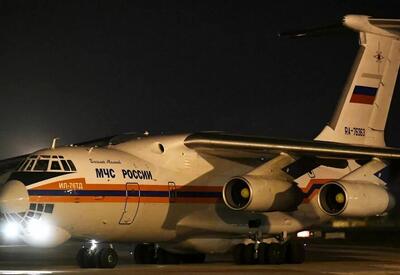 اعزام اولین هواپیمای امدادرسان روسیه به تبریز +فیلم