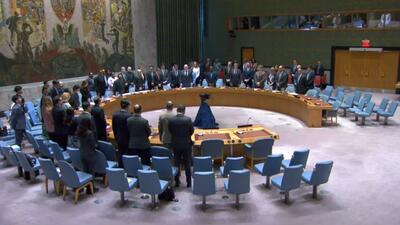 یک دقیقه سکوت شورای امنیت سازمان ملل به احترام شهدای ایران + تصاویر