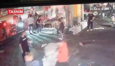 فیلمی از درگیری دیشب اشرار و شهادت سه پلیس در خیابان‌های تهران