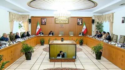 مصوبات اولین جلسه فوق‌العاده هیات دولت به ریاست محمد مخبر/ ویدئو