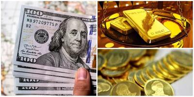 تا این ساعت: قیمت دلار، سکه، طلا و یورو سه‌شنبه اول خرداد ۱۴۰۳؛ تداوم کاهش قیمت طلا و سکه+ جدول