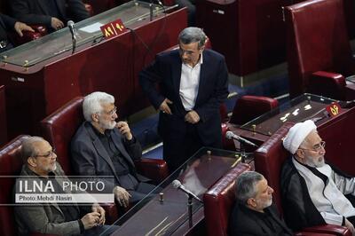 حضور سعید جلیلی و محمود احمدی نژاد در جلسه امروز مجلس خبرگان رهبری