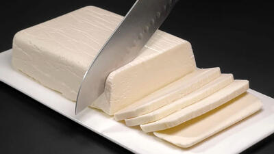 (ویدئو) طرز تهیه یک پنیر خوشمزه با 3 لیتر شیر و 150 کره