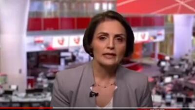 بغض مجری سرشناس بی‌بی‌سی فارسی هنگام اعلام خبر شهادت رئیسی+ فیلم