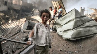 طوفان‌‌الاقصی| بمباران مرکز غزه