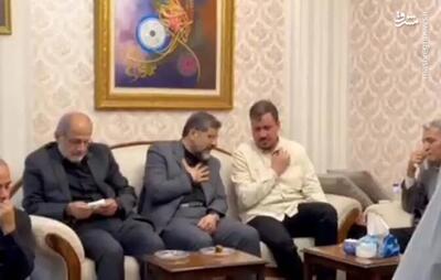 فیلم/ حضور وزیر ارشاد در منزل شهید حسین امیرعبداللهیان