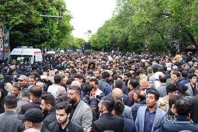 گزارش تصویری: مراسم وداع با پیکر رئیس جمهور و همراهان در تبریز | خبرگزاری بین المللی شفقنا