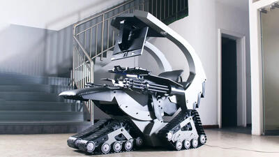 این ربات جنگنده جذاب‌ترین صندلی گیمینگ دنیاست!