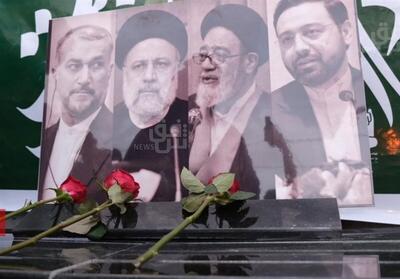 گرامیداشت شهدای سانحه بالگرد رئیس جمهور در بغداد و اربیل