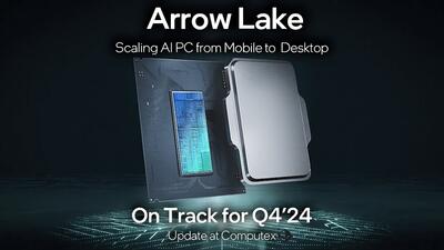 پردازنده‌های Arrow Lake اینتل پاییز امسال عرضه می‌شوند