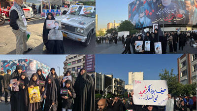 سیل عظیم مردم روانه خیابان انقلاب/ دانشگاه تهران دیگر جا ندارد