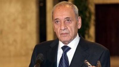 ورود رئیس مجلس لبنان به ایران (فیلم)
