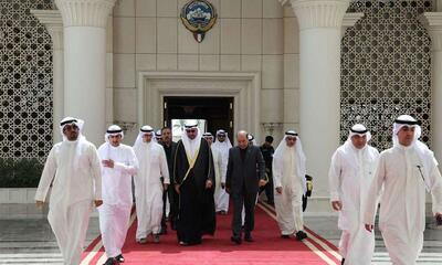 وزیر خارجه کویت برای مشارکت در مراسم تشییع شهدای خدمت عازم تهران شد