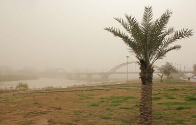 آلوده‌ترین شهر خوزستان در وضعیتی قرمز
