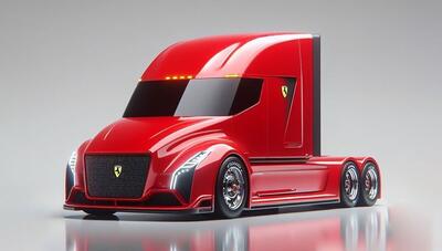 (عکس) فراری FX۱۰۰۰: طرح مفهومی کامیون هیبرید ایتالیایی