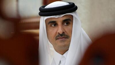 امیر قطر وارد ایران شد