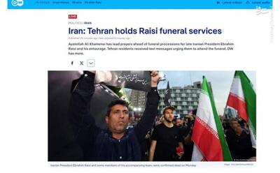 بازتاب فوری رسانه‌های دنیا از حضور مردم در مراسم تشییع تهران