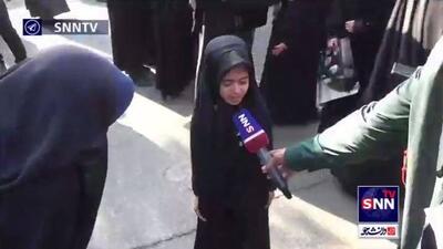 فیلم/  آروزی قشنگ یک دختر بچه: کاش امام زمان ظهور کند تا رئیس جمهور هم با او برگردد