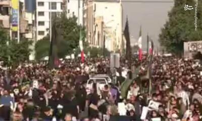 تصویر پانوراما از جمعیت حاضر در میدان انقلاب
