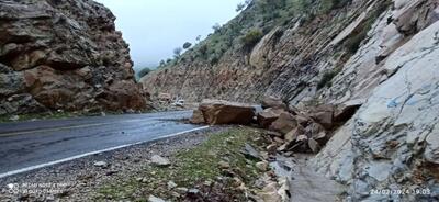 پلیس راه هشدار داد/ خطر سقوط سنگ در جاده های کوهستانی البرز