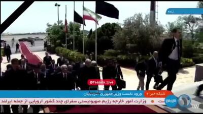 نخست‌ وزیر جمهوری آذربایجان وارد تهران شد + فیلم