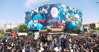 وداع تاریخی و تلخ مردم تهران با شهدای خدمت