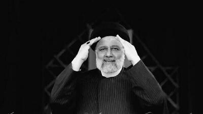 چهره غمگین محافظ ابراهیم رئیسی در مراسم تشییع پیکر/عکس