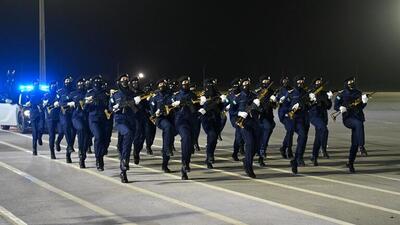 رژه نظامی سربازان زن در عربستان