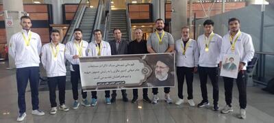 قهرمانان سپک تاکرای ایران به کشور بازگشتند