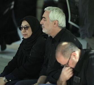 عکس/ حضور ابراهیم حاتمی کیا در مراسم تشییع شهدا | اقتصاد24