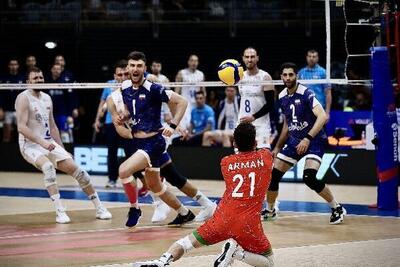 زور والیبال ایران به صربستان نرسید