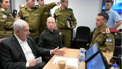 آژیرهای ممتد خطر در اسرائیل هم‌زمان با حضور نتانیاهو