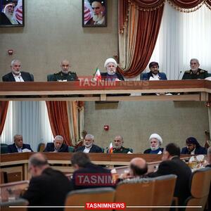 جلسه گروه‌های مقاومت با سردار سلامی و سردار قاآنی در تهران