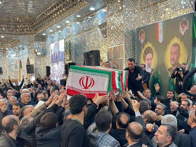 پیکر شهید امیرعبداللهیان در حرم عبدالعظیم به خاک سپرده شد - دیپلماسی ایرانی