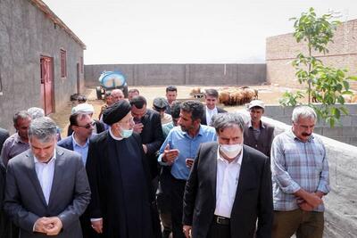 برکت حضور رئیس‌جمهور شهید در دل یک روستا ساری و جاری است