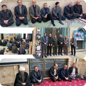 برگزاری مراسم عزاداری شهید جمهور توسط بازاریان و تجار در خراسان شمالی