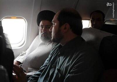 فیلم/ منصوری بر روی خودروی حمل پیکر شهید رئیسی در مشهد