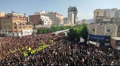 حضور بیش از ۳ میلیون نفر در تشییع «شهید جمهور» در مشهد مقدس