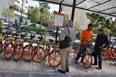 رونمایی از دوچرخه‌های جایگزین «بیدود» در تهران