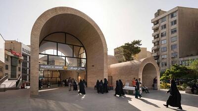 طراحی ایستگاه مترو جهاد، برنده جایزه دیزین 2023 - چیدانه