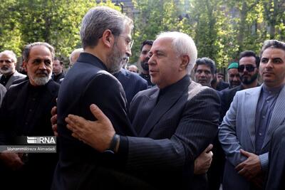 عکس/ظریف و علی باقری در مراسم تشییع شهید امیرعبداللهیان | اقتصاد24