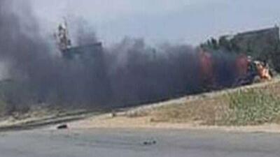 حمله پهپادی رژیم صهیونیستی به شهر القصیر در حومه حمص سوریه