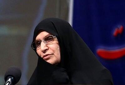 حضور دختر امام خمینی(ره) در مراسم بزرگداشت شهید آیت الله رئیسی + عکس
