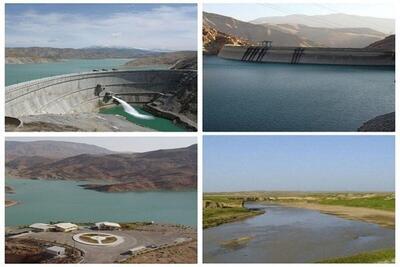 افزایش حجم آب مخازن سدهای آذربایجان غربی به ۱۳۸۳میلیون مترمکعب