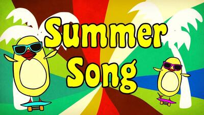آهنگ شاد تابستان برای کودکان خردسال برای آموزش ۸ فعل مختلف در زبان انگلیسی !