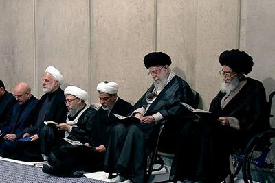عکس/ رهبری در مراسم بزرگداشت ابراهیم رئیسی | اقتصاد24